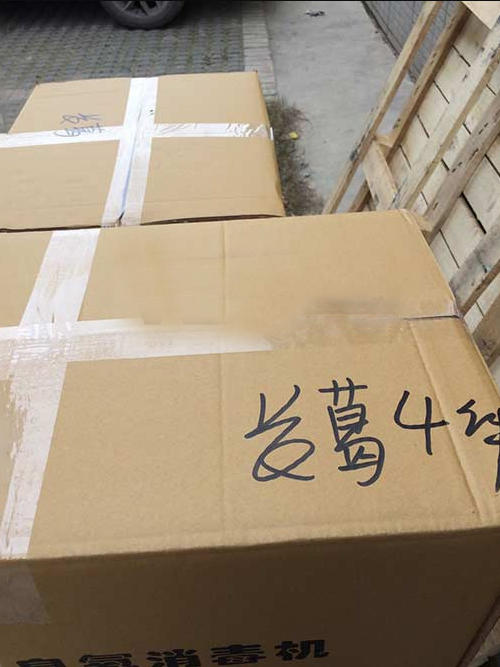 11月4日給河南長葛客戶的臭氧機發貨！